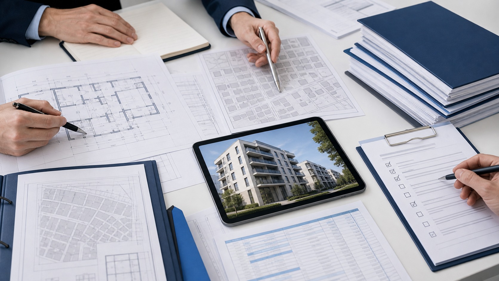 Illustrazione di controllo documentale immobiliare